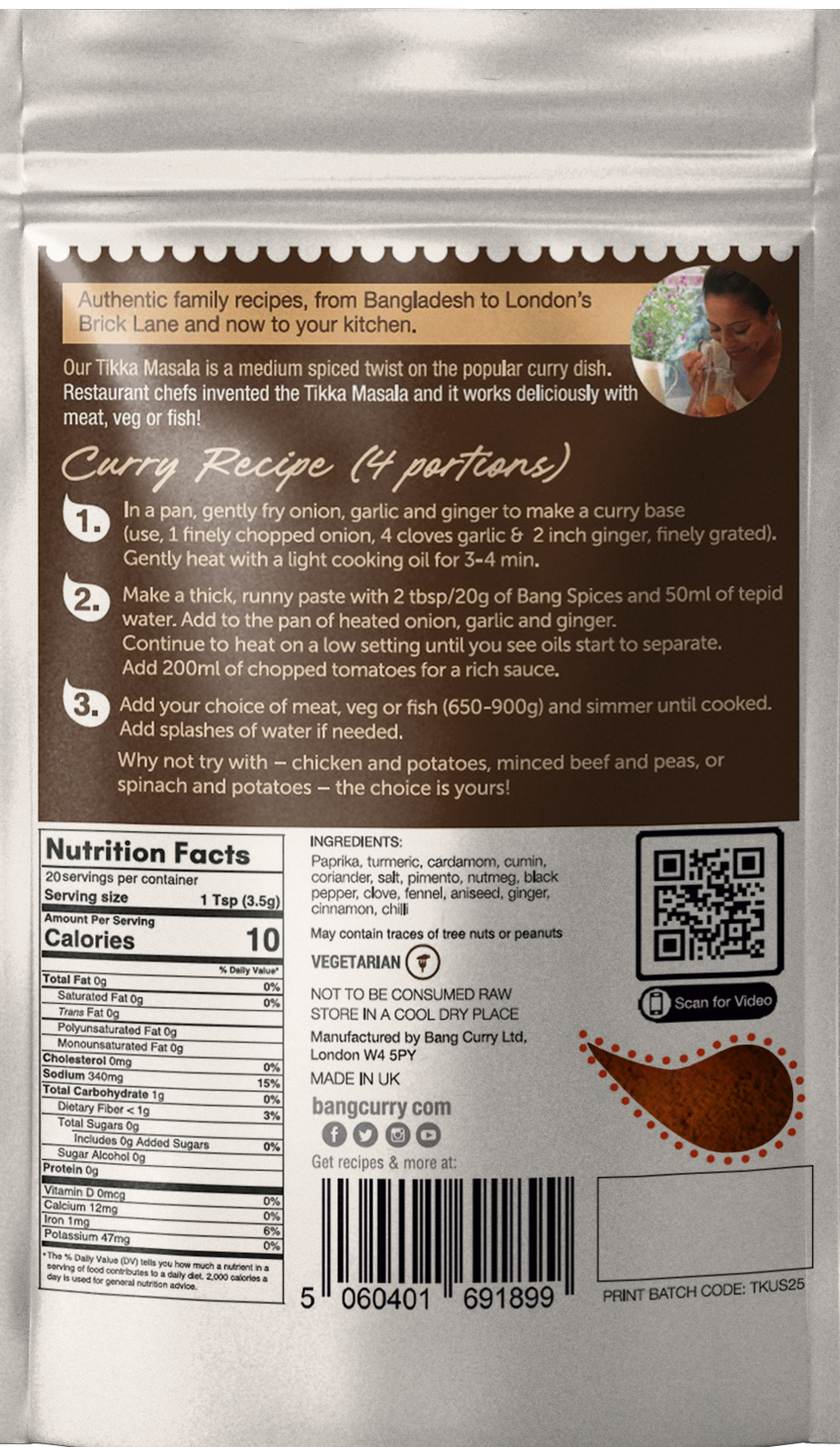 Tikka – 100g pouch