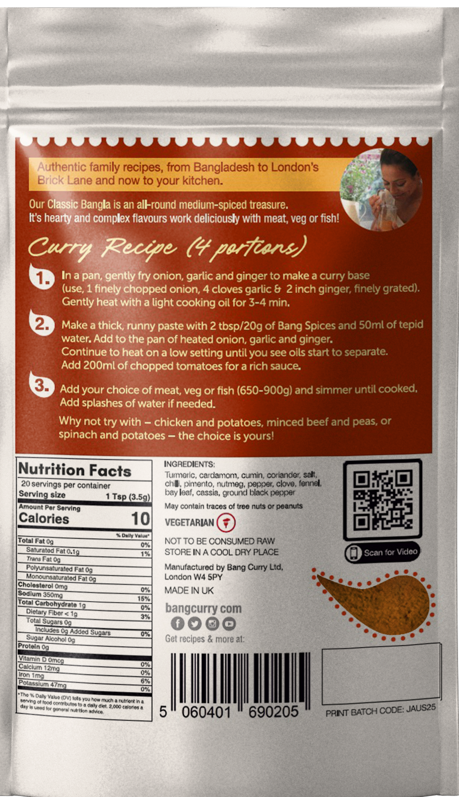 Jalfrezi – 100g Pouch