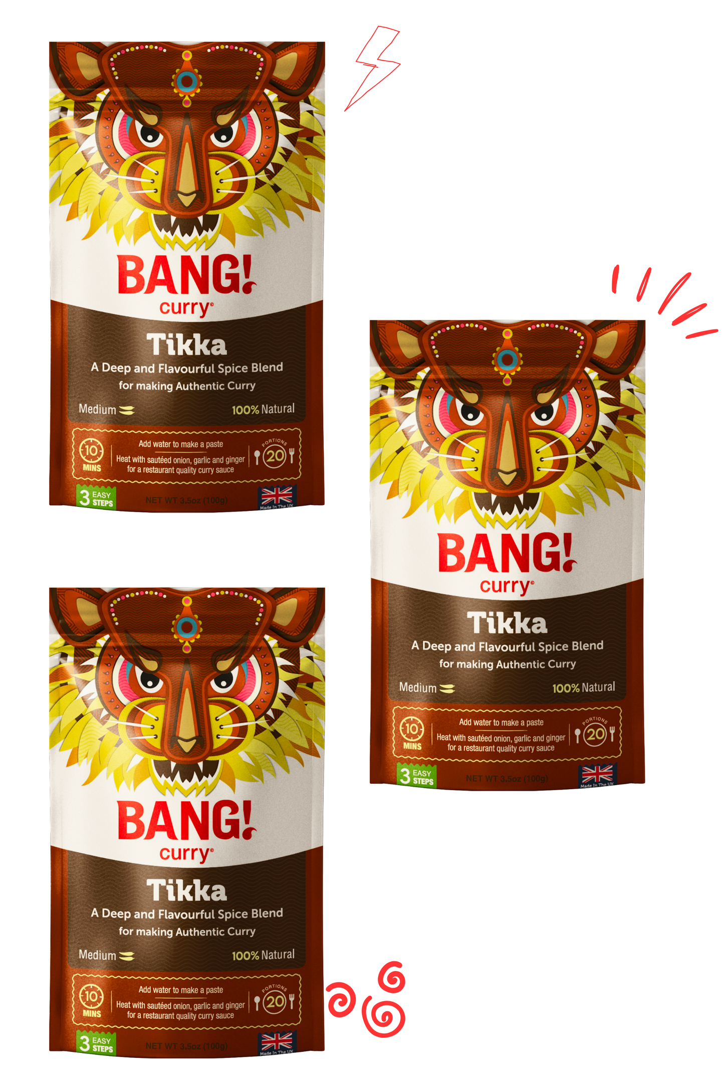 3 X 100g Tikka Bundle