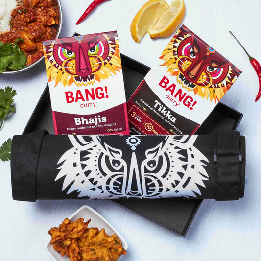 Luxury Gift Box with Apron, Tikka & Bhaji Kits